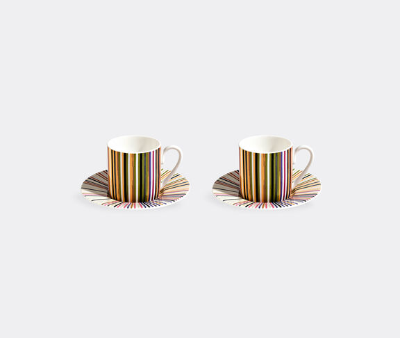 Missoni 'Stripes Jenkins' coffee cup and saucer, set of two, red undefined ${masterID}