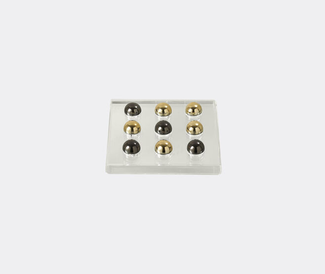 By Gabs 'Ice' tic tac toe set, clear TRANSPARENT GABS24TIC714TRA