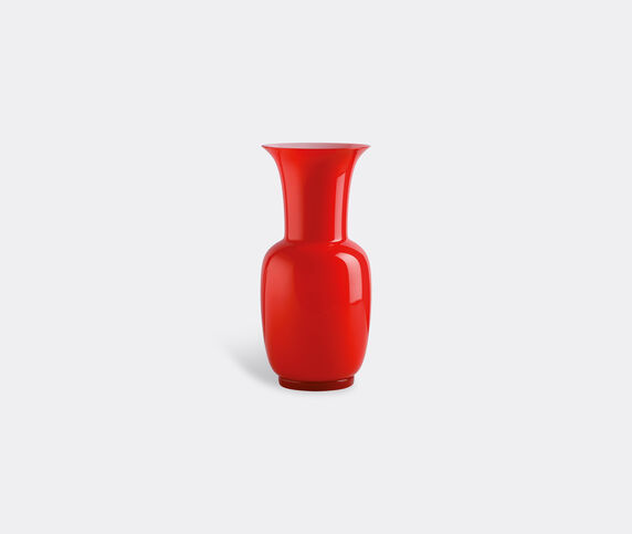 Venini 'Opalino' vase, L, red