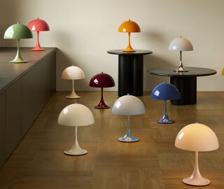 Louis Poulsen 'Panthella 250 V3' LED portable lamp, opaque burgundy BURGUNDY LOPO25PAN524RED