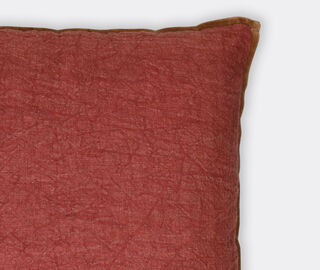 Pomax 'Alpha Opposites' cushion, raspberry and brown MULTICOLOUR POMA26ALP171MUL