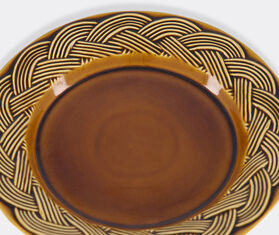House of Capricorn 'Vime' dessert plate, brown BROWN HOCA26VIM595BRW