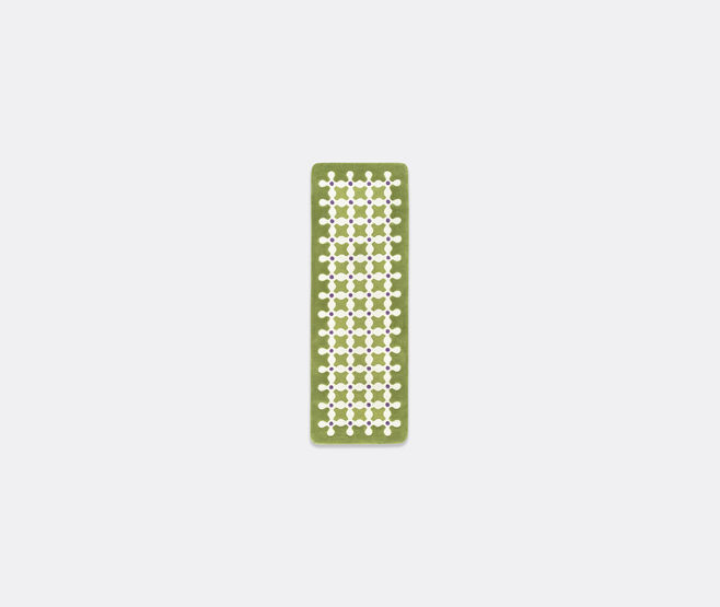 Cc-tapis 'Criss Cross Runner' rug, green GREEN CCTA25CRI839GRN