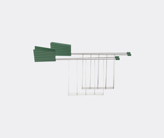 Alessi 'Pliss&eacute;' toaster racks, green GREEN ALES22PLI024GRN