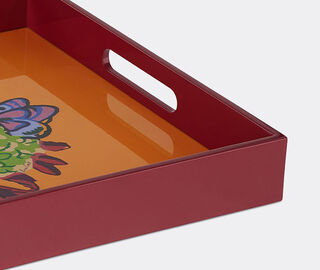 Lisa Corti 'Queen Flower' tray, gold MULTICOLOUR LICO26REC045GOL
