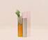 Ichendorf Milano 'Bamboo Grooved' vase, extra large Pink, clear ICMI20BAM039MUL