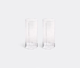 Rosenthal 'Medusa Lumiere' long glasses, set of two TRANSPARENT ROSE21MED547TRA