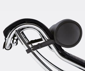 Cassina '4 Chaise longue &agrave; reglage continu', black leather BLACK CASS21CHA589BLK