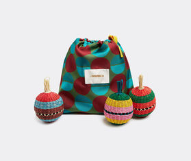 La DoubleJ Set of three holiday ornaments, Cascabel MULTICOLOUR LADJ20SET359MUL