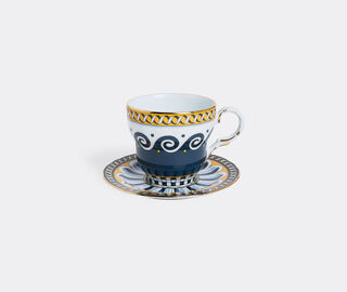 La DoubleJ 'Odysseus Big Mama' cup and saucer MULTICOLOUR LADJ23BIG864MUL
