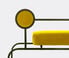 Cappellini 'Sofa With Arms', yellow  CAPP20SOF102YEL