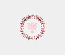 Aquazzura Casa &#39;Jaipur&#39; charger plate, bordeaux and pink MULTICOLOUR AQUA23JAI423MUL
