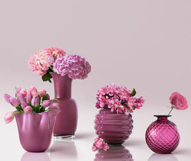 Venini 'Monofiore' bottle, M, magenta PINK VENI23MON692PUR