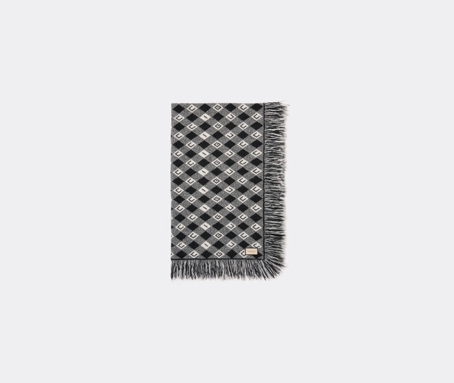 Gucci 'Gucci check' blanket, black YELLOW GUCC21PLA484BLK
