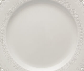 Bordallo Pinheiro 'Fantasia' dinner plate, set of four, ivory IVORY BOPI23FAN673WHI