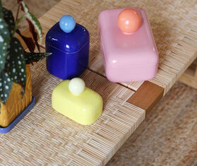 &amp;k Amsterdam 'Orb' jar, pink multicolor PINK AMST25JAR472PIN