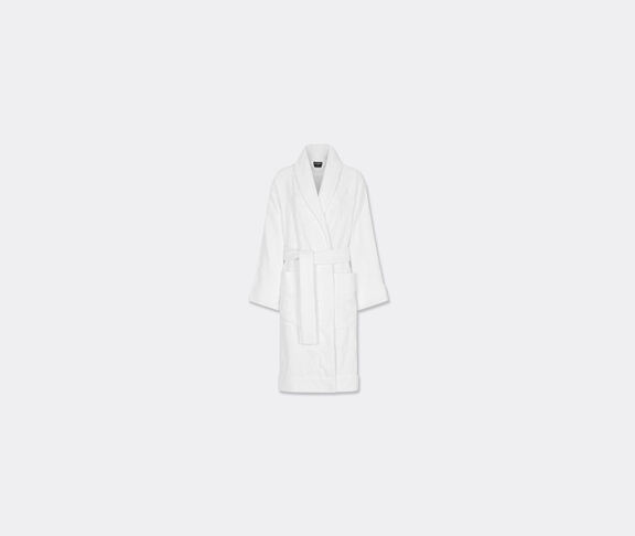 Dolce&Gabbana Casa Jacquard bathrobe with D&G logo, white undefined ${masterID} 2
