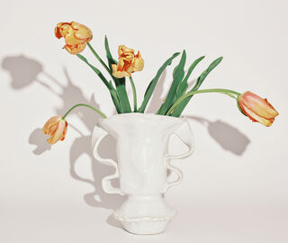Serax 'Rosie 03' vase, white WHITE SERA26VAS404WHI