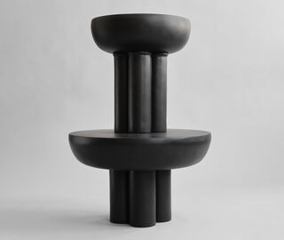 101 Copenhagen 'Crown' table, coffee, tall BROWN COPH22CRO785BEI