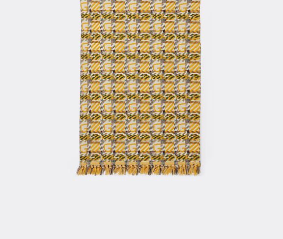 Gucci 'Tartan Plaid' throw, mustard YELLOW GUCC20TAR998YEL