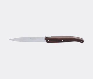 Jean Dubost Laguiole 'Stand Up' knife, set of six, dark brown BROWN JEDL24STA760BRW