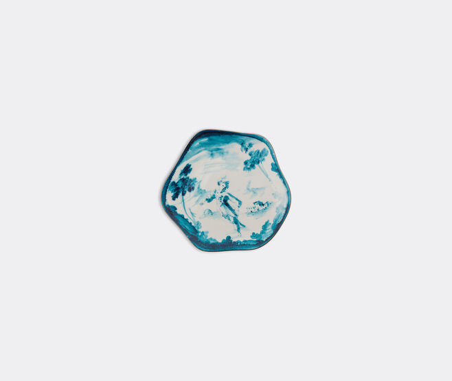 Seletti 'Classic on Acid, Fiorentino' dessert plate BLUE SELE23DES343MUL