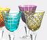 POLSPOTTEN 'Cuttings' wine glass, set of six multicolor POLS22WIN447MUL