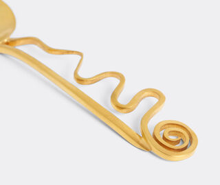 L'Objet 'Spirale' cocktail spoon, set of four, gold GOLD LOBJ25SPI045GOL