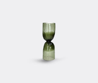 Pomax 'Diabolo' hurricane vase, medium, green GREEN POMA26DIA723GRN