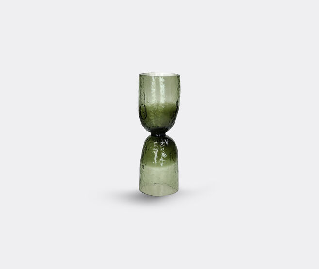 Pomax 'Diabolo' hurricane vase, medium, green GREEN POMA26DIA723GRN