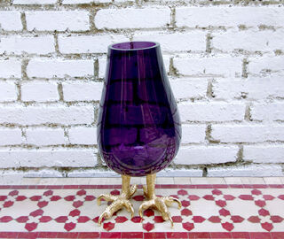 Vanessa Mitrani 'Imperial' vase, dark violet PURPLE VAMI26IMP304PUR