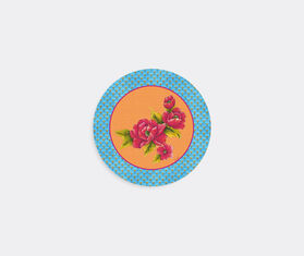 Lisa Corti 'Masonite' round placemat, set of two, azalea turquoise TURQUOISE LICO23MAS400MUL