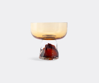 XLBoom 'Gusto Coupe' glass, large, amber AMBER XLBO26GUS657AMB