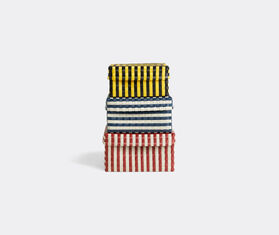 Hay 'Maxim' stripe box, medium BLUE HAY122MAX990MUL