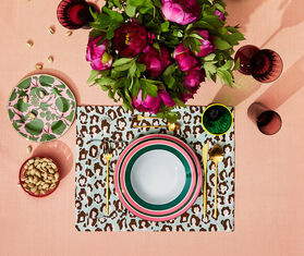 La DoubleJ &#39;Rainbow Verde&#39; soup plate, set of two GREEN LADJ24SOU748GRN