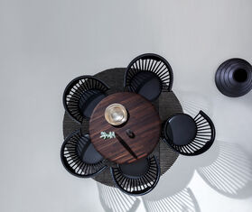 Tom Dixon &#39;Fan&#39; chair BLACK TODI18FAN560BLK