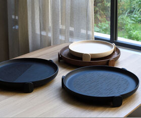 Zanat &#39;Mati&#39; tray, large WALNUT ZANA20MAT964BRW