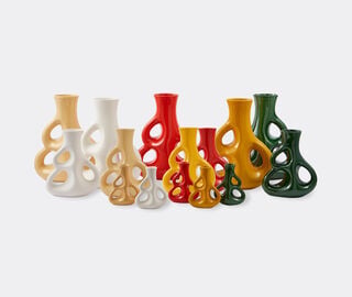 POLSPOTTEN 'Three Ears' vase, small, yellow YELLOW POLS26VAS248YEL