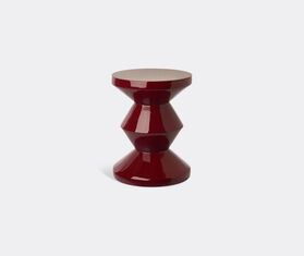 POLSPOTTEN &#39;Zig Zag&#39; stool, burgundy BURGUNDY POLS22ZIG655BUR