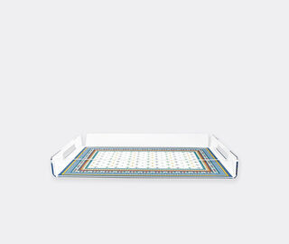 VESTA 'Decor' tray, foulard multicolor MULTICOLOUR VEST25DEC966MUL