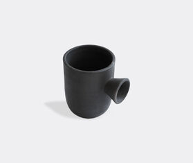 Origin Made &#39;Charred Vase&#39; cup BLACK ORMA22CHA006MUL