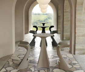 Slide 'Jet' high table GREY SLID20JET554GRY
