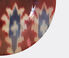 Les-Ottomans 'Ikat' glass plate, red, white and blue  OTTO20IKA559MUL