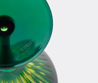 L'Objet 'Prism' wine glass, set of four, green GREEN LOBJ24PRI143GRN
