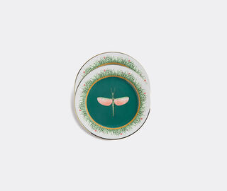 La DoubleJ 'Libellula' dessert plates, set of two GREEN LADJ19LIB848GRN