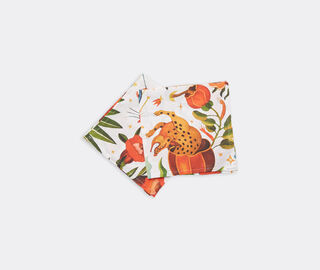 La DoubleJ 'Jungle Book' large napkins, set of two MULTICOLOUR LADJ22LAR479MUL
