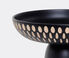 Zanat 'Nera' bowl, large, white on black  ZANA20NER770BLK