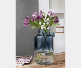 Nude &#39;Magnolia&#39; blue vase TRANSPARENT NUDE15MAG242BLU