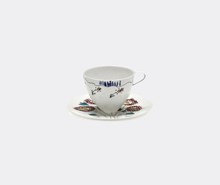 Serax 'Anemone Milk' coffee cup and saucer, set of two MULTICOLOUR SERA23COF600MUL