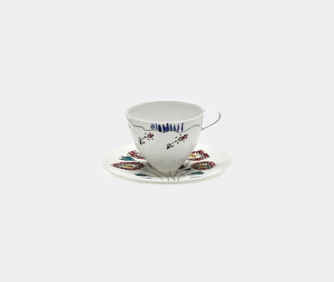 Serax 'Anemone Milk' coffee cup and saucer, set of two MULTICOLOUR SERA23COF600MUL